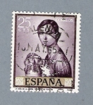 Stamps Spain -  La niña de la jarra (repetido)