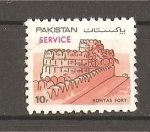 Stamps Pakistan -  Vistas / Servicio.