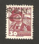 Stamps Austria -  trajes regionales, styrie