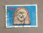 Stamps Switzerland -  Cabeza gálica
