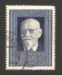 Stamps Austria -  30 anivº de la república, karl renner