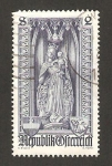 Stamps Austria -  estatuas de santos de la catedral de san etienne de viena, la virgen