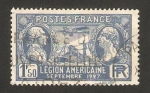 Stamps France -  visita de la legión americana