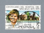 Stamps Spain -  Centeneario del Hospital niño Jesús (repetido)
