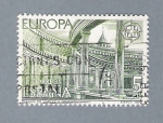Stamps Spain -  Palacio de Carlos y Granada (repetido)