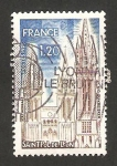 Sellos de Europa - Francia -  catedral de saint pol de leon