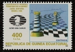 Stamps Equatorial Guinea -  Campeonato Mundial Femenino de Ajedrez - Jaén  1996
