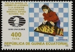 Stamps Equatorial Guinea -  Festival Mundial de Ajedrez Infantil-Juvenil - Menorca 1996
