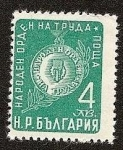 Stamps Bulgaria -  Medalla al trabajo