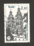Stamps France -  catedral de tours