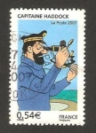 Stamps : Europe : France :  el capitán haddock con un sextante