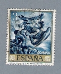 Sellos de Europa - Espaa -  Lucha de Jacob y el ángel (repetido)