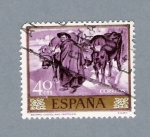 Stamps Spain -  Boyero Castellano (repetido)