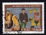 Sellos de Europa - Italia -  MIlenario fiera di Sant Orso