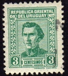 Stamps Uruguay -  Jose Gervasio Artigas