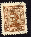 Stamps Uruguay -  Jose G Artigas
