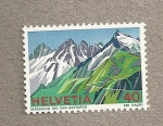 Stamps Switzerland -  Macizo Sn gotardo
