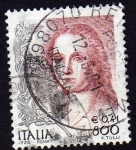 Stamps Italy -  Mujer