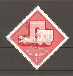 Stamps : Europe : Hungary :  Centenario de la primera Conferencia Postal Internacional.