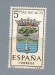 Stamps Spain -  Rio Muni (repetido)