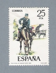 Stamps Spain -  Oficial de Sanidad Militar (repetido)