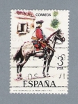 Stamps Spain -  Regimiento de la Reina (repetido)