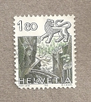 Stamps Switzerland -  Gargenta Areuse en Neuchatel