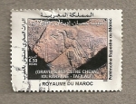 Stamps : Africa : Morocco :  Grabado rupestre caballo