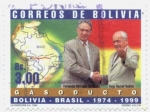 Stamps Bolivia -  Gasoducto Bolivia - Brasil 1974-1999