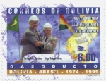 Stamps America - Bolivia -  Gasoducto Bolivia - Brasil 1974-1999