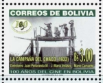 Stamps Bolivia -  Cien años de Cine en Bolivia