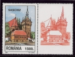 Stamps Romania -  Poblados de Transilvania (Saschiz)