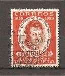 Stamps : America : Venezuela :  Centenario de la muerte de Alex von Humbolt.