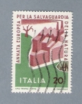 Stamps Italy -  Annata Europea per la salvaguardia de la natura