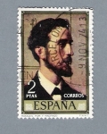 Stamps Spain -  Rosales. Madrazo. Pintor (repetido)