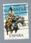 Stamps Spain -  Caballo coraza (repetido)
