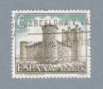 Stamps Spain -  Castillo de Torrelobaton (repetido)
