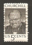 Stamps United States -  churchill