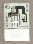 Stamps Germany -  Karl Valentin
