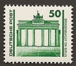 Stamps Germany -  Puerta de Brandenburgo - Berlín