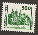 Stamps Germany -  Castillo de Schwerin