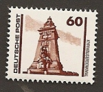 Stamps Germany -  Monumento Kyffhäuser o Barbarossa