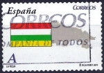 Stamps Spain -  Comunidad de La Rioja, y bandera.