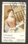 Stamps United States -  jean etienne liotard, pintor suizo