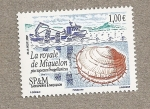 Stamps America - San Pierre & Miquelon -  Ostra la real