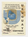 Stamps : America : Uruguay :  XXV Reunión Anual de la Asamblea de Gobernadores del Bid