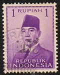 Stamps Indonesia -  Presidente Surkano