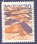 Stamps Canada -  CANADÁ Campos labrados 20