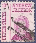 Stamps : America : United_States :  USA Jakson 10c (2)