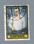 Stamps Spain -  Autoretratro. Pablo Picasso (repetido)